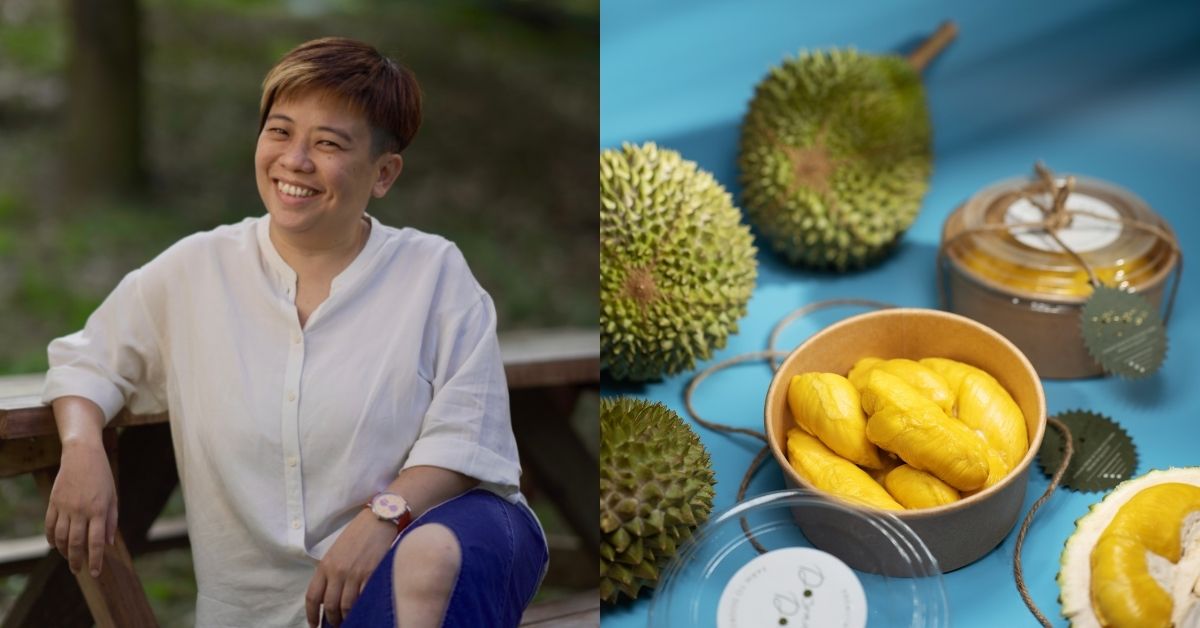 Gebruikmakend van het durian-seizoen, verkocht dit nieuwe merk uit M'sian 100.000 kilo fruit in een maand