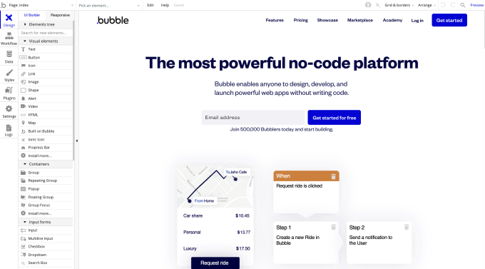 No-code Bubble haalt $ 100 miljoen op om technische mede-oprichters overbodig te maken