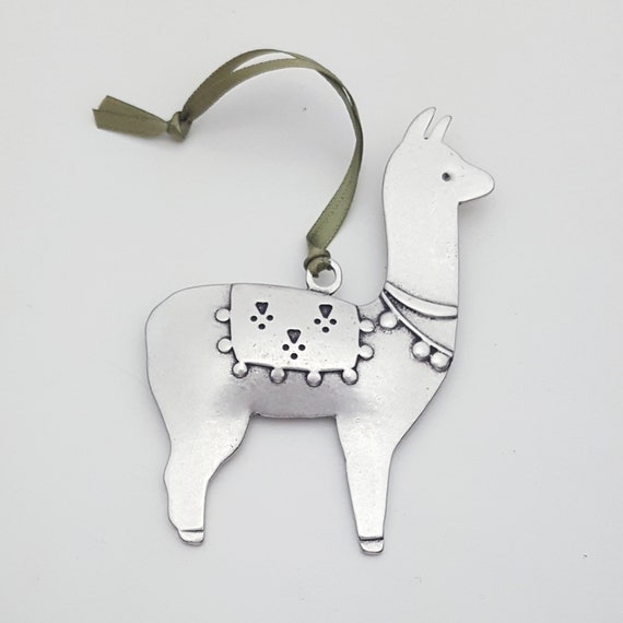 lama ornament door BeehiveHandmadeLLC