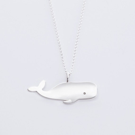 sterling zilveren sieraden walvis hanger charme ketting voor vrouwen door BeehiveHandmadeLLC