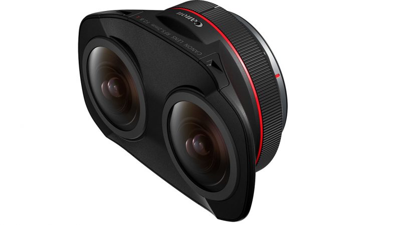 Canon heeft een dubbele fisheye-lens gemaakt voor zijn nieuwe VR-videosysteem