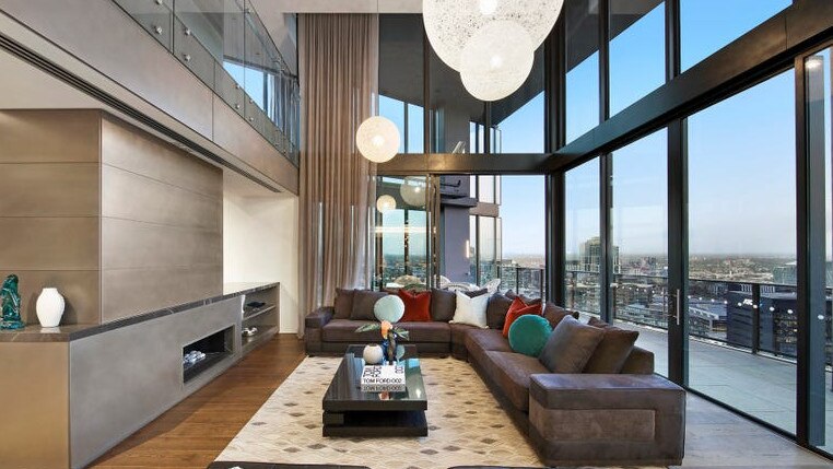 Docklands-prijsrecord: penthouse met twee verdiepingen op een ander niveau