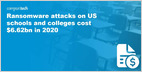 Onderzoek: 67 afzonderlijke ransomware-aanvallen troffen 954 Amerikaanse scholen en hogescholen in 2021, wat scholen naar schatting $ 3,5 miljard aan downtime kostte (Paul Bischoff/Comparitech)